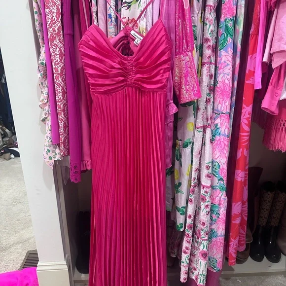Versona Pink Maxi Dress - Picture 1 of 5